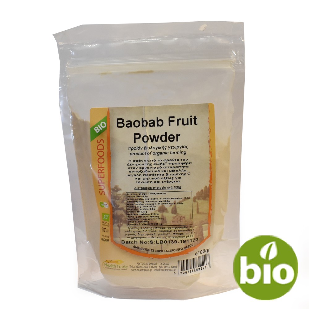 BAOBAB fruit σκόνη Βιολογική