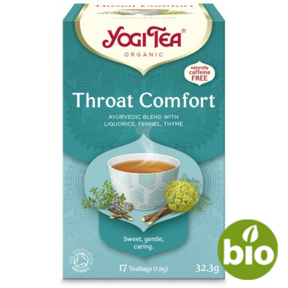 YOGI TEA ΓΙΑ ΤΟΝ ΛΑΙΜΟ (THROAT COMFORT)