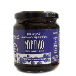 Μαρμελάδα μύρτιλο (blueberry) βιολογική χωρίς ζάχαρη