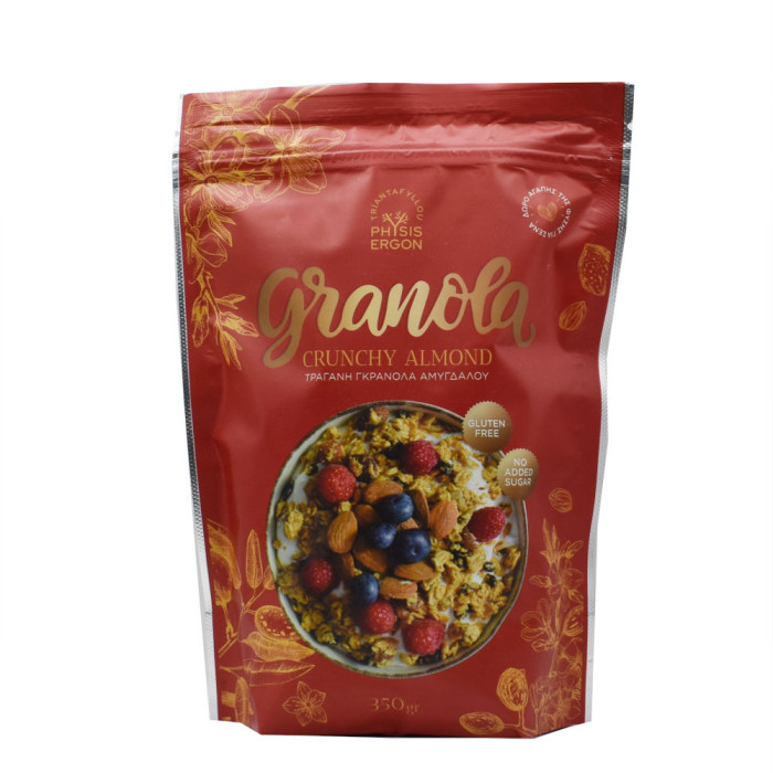 Γκρανόλα αμυγδάλου (granola almond) χωρίς γλουτένη